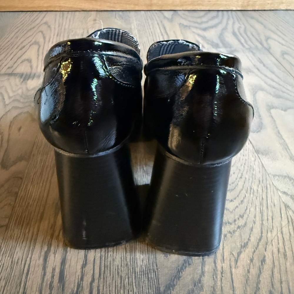 Circus NY by Sam Edelman Susie platform loafers in black gloss, size 9 EUC. - Picture 7 of 7